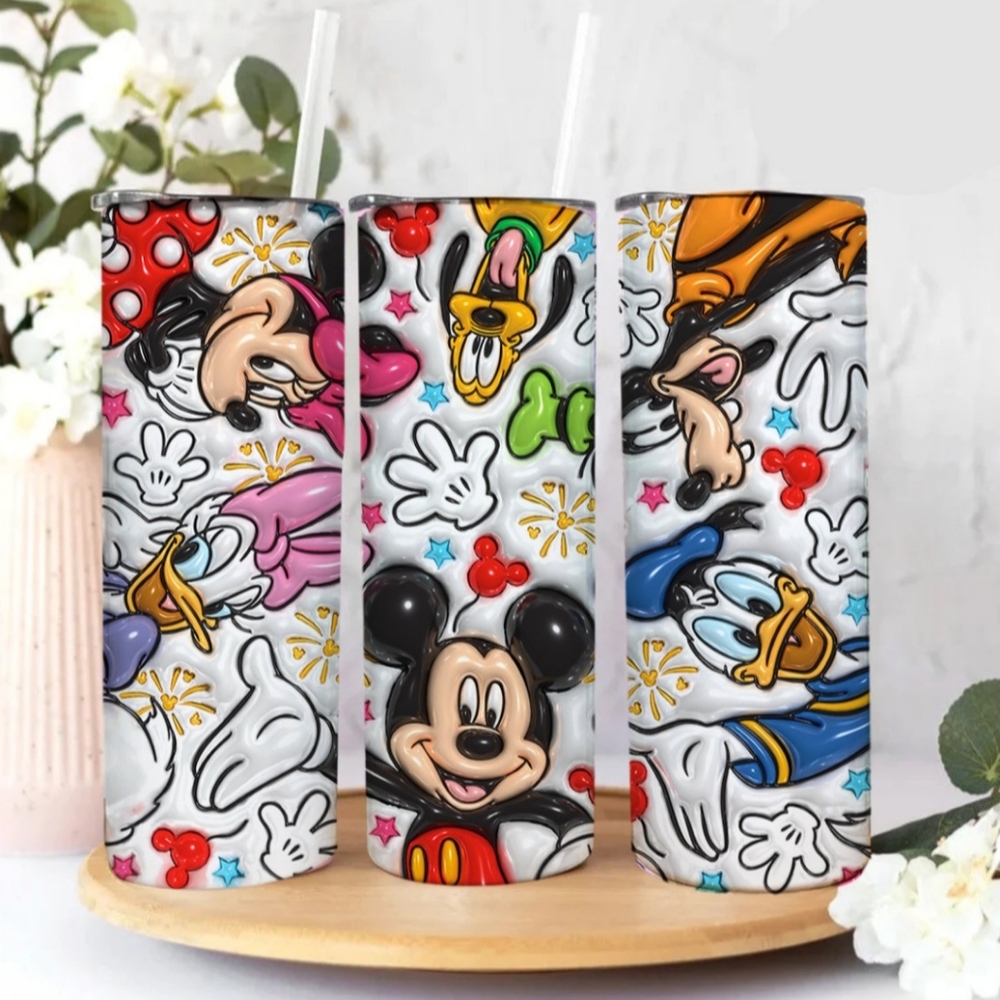 20oz Stainless Steel Tumbler Mickey and Friends